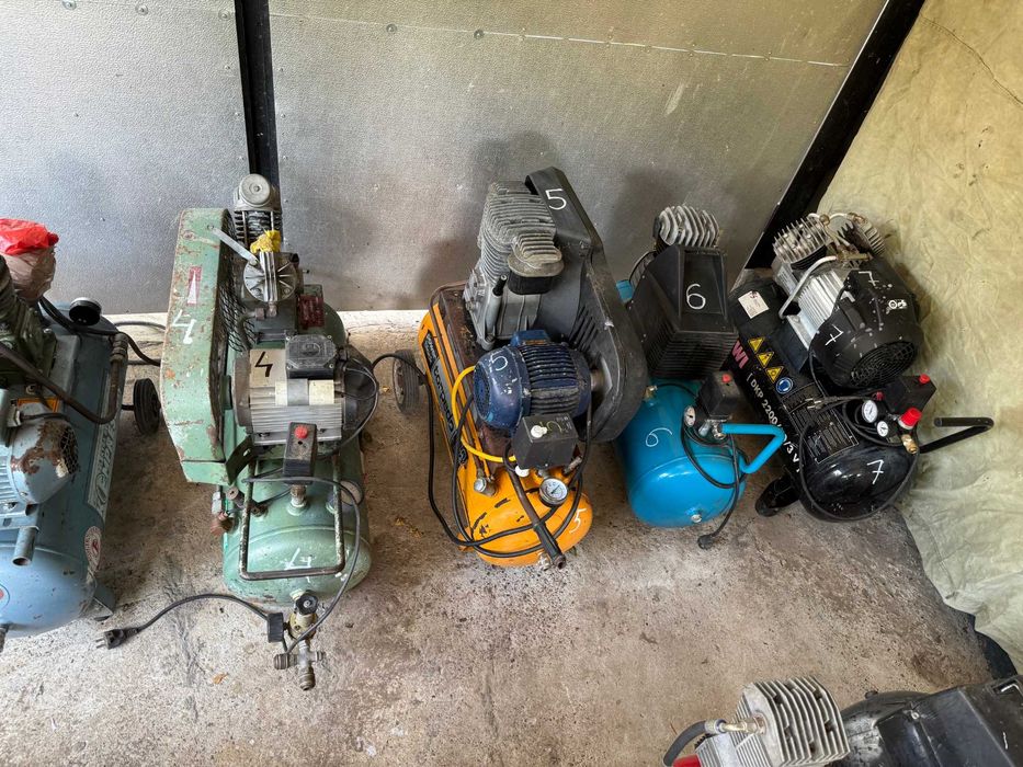 Compresor, butelie aer