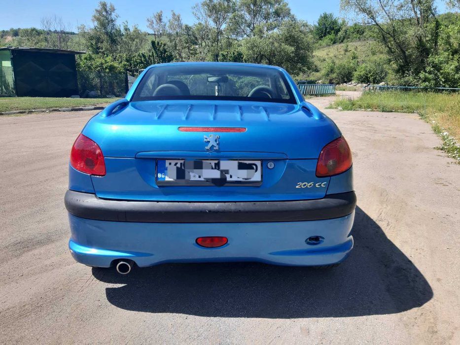 Пежо 206СС 1.6i 109 коня