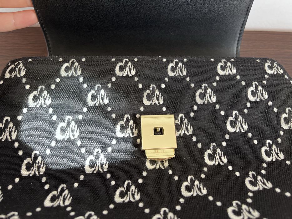 Ciel чанта от естествена кожа и плат