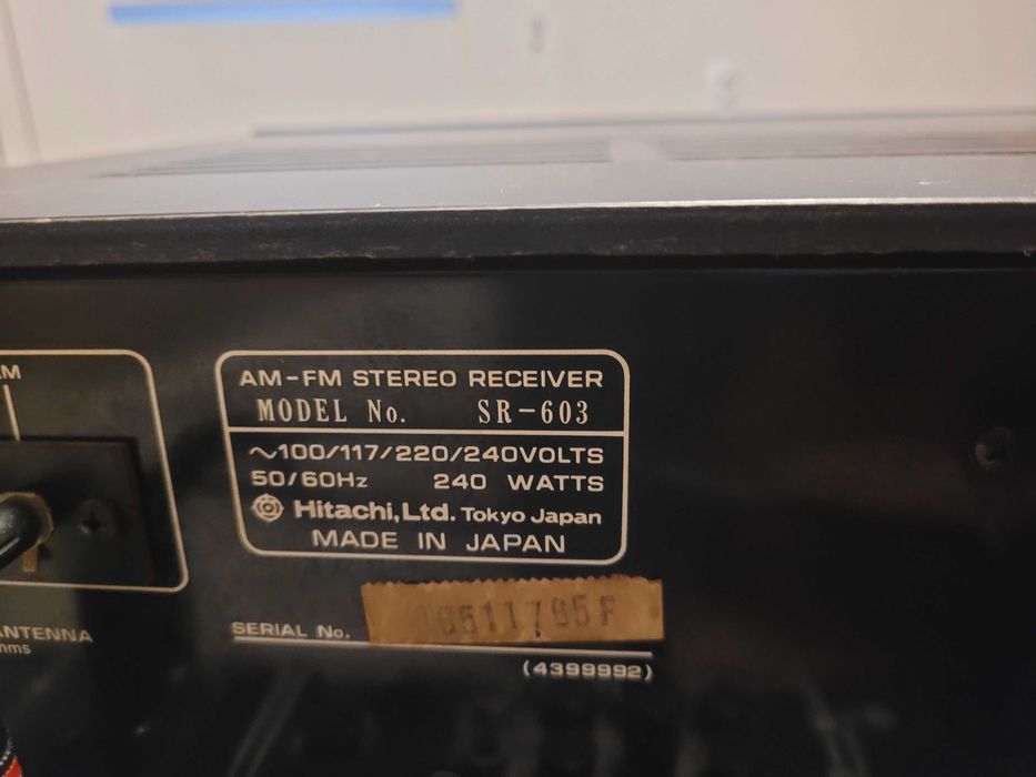Рисивър Hitachi SR 603