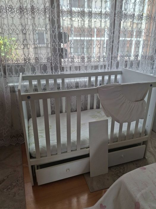 Детско легло Arbor + подарък матрак 60/120+протектор за матрак