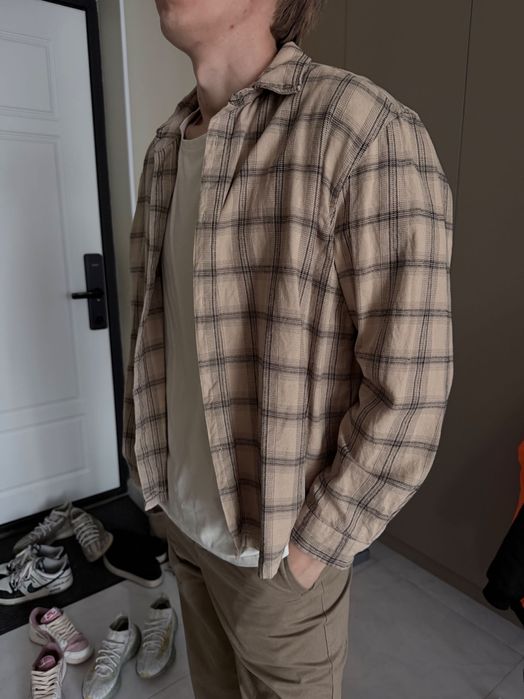 Рубашка в клетку Pull&Bear