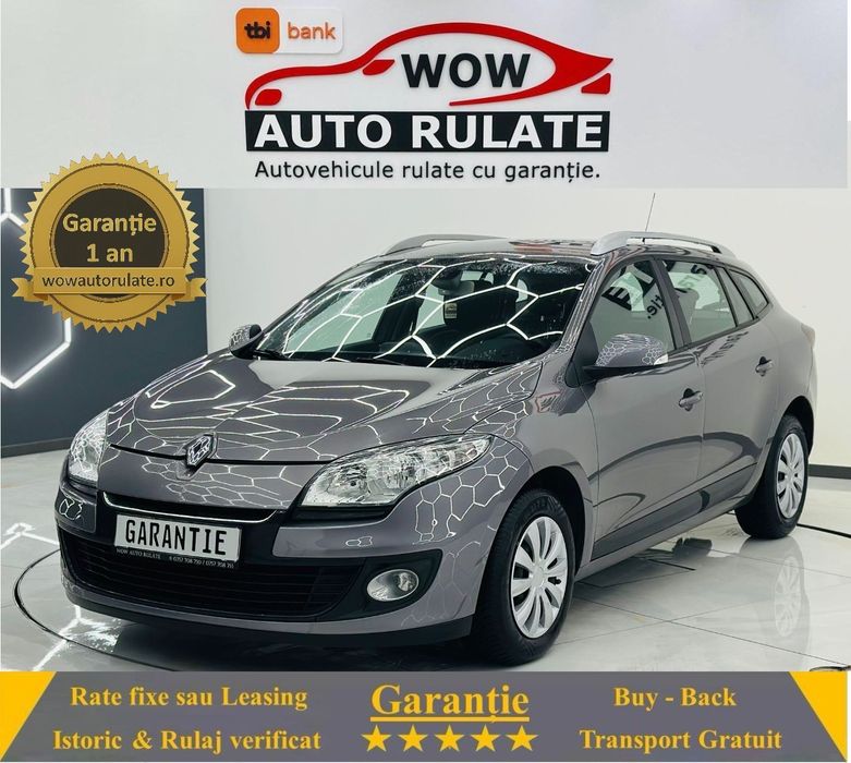Renault Megane 2013 1.5D E5 Garantie 12 Luni Rate Avans 0 Doar Cu Buletinul