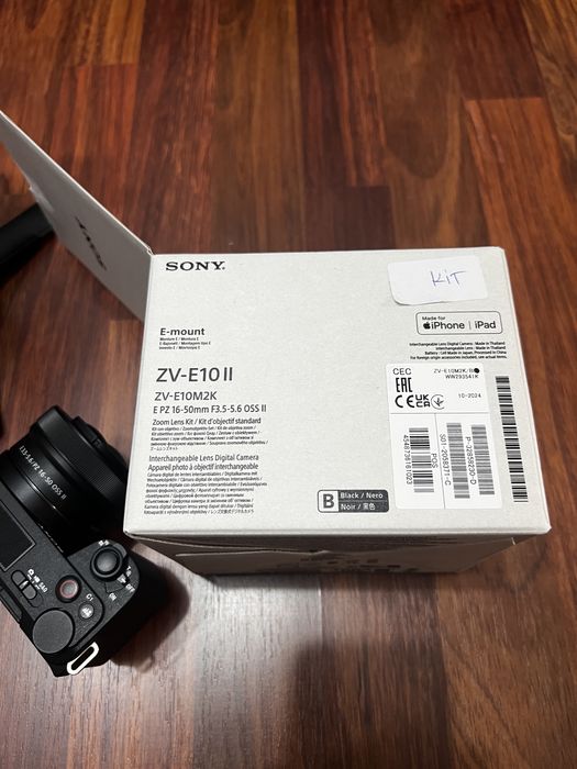 Sony ZV-E10 II Aparat Foto Mirrorless 26MP Video 4K60p Kit cu Obiectiv 16-50mm mk2