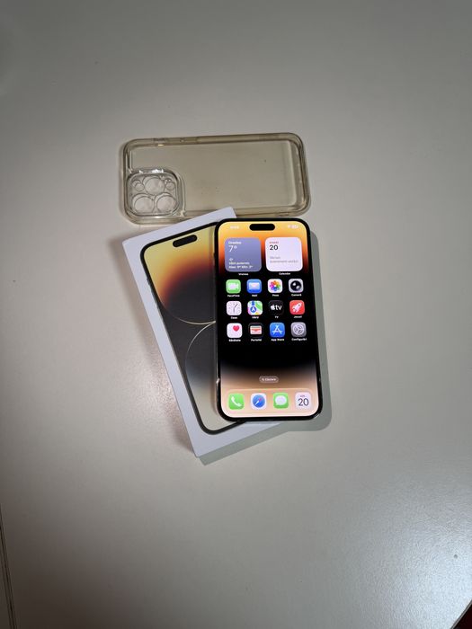 Vand Schimb 14 Pro Ca Nou 128 GB 5G Gold Auriu