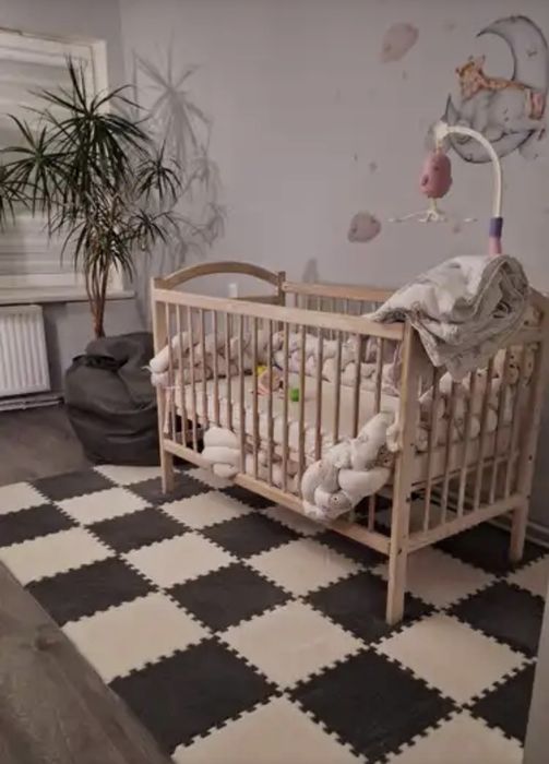 Мек пъзел за под/Плюшен пъзел килим за детска стая/ Изолация за под