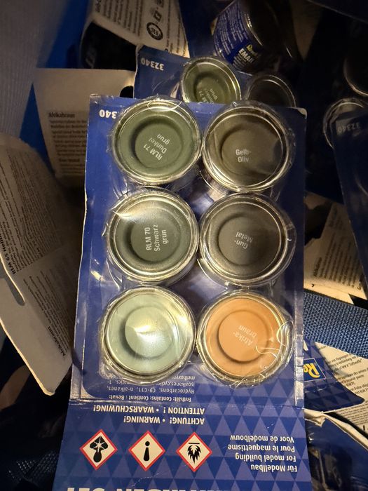 Set Vopsele Modelism Revell Military Paint (Email) – Noi/Sigilate