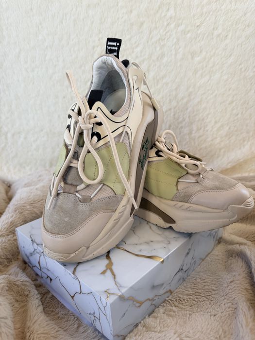 Adidasi dama piele naturala