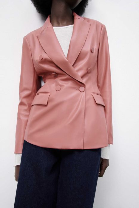 Sacou Zara, roz prafuit ,Size 36 NOU cu eticheta, colectie noua 2023