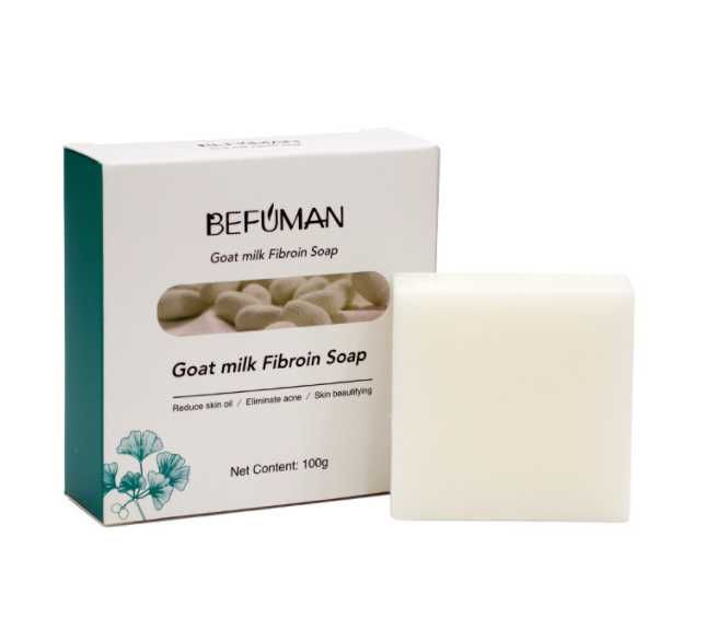 Фиброиновое мыло из козьего молока Befuman Silk Protein Skin Repair