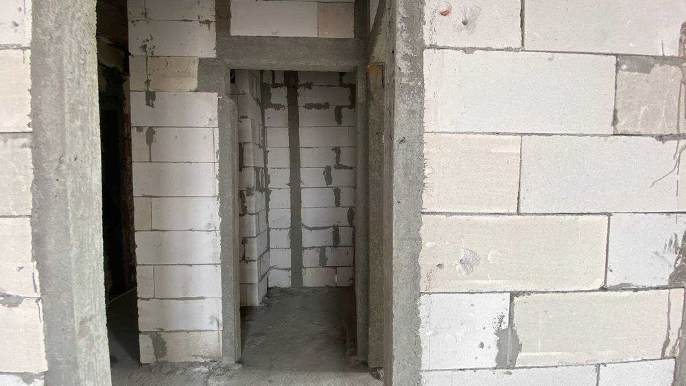 3комнатная квартира студия коробка Паркент Плаза 59м2 мост ТАПОиЧ (КС)