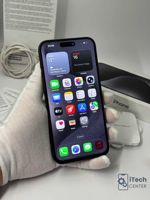 iPhone 15 Pro MAX, 256GB, Black Titanium, КАТО НОВ, 1г. ГАРАНЦИЯ!
