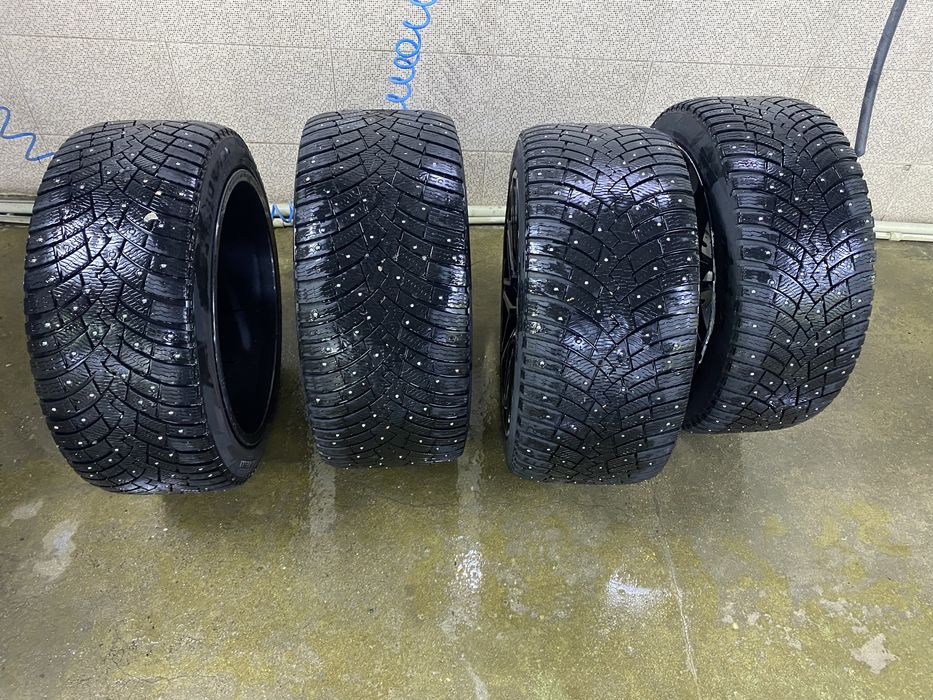 Продам диски с зимней резиной/шипы/перрели /