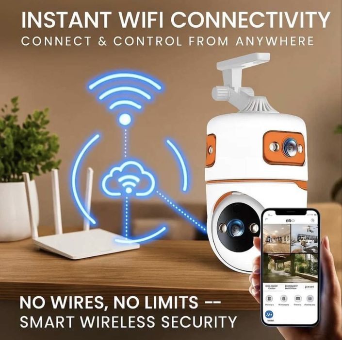 Wifi kamera ptz camera dual smart kamera