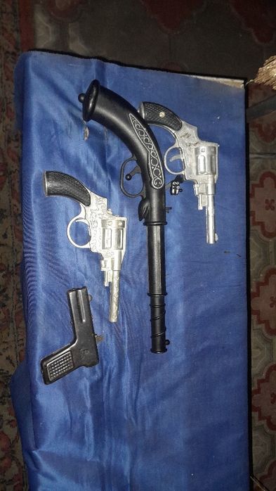 Пистолет нашего Детства Револьвер Мушкет !