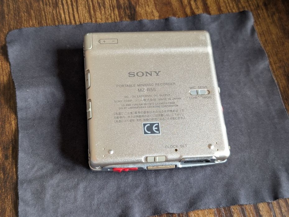 Sony MZ-R55 MiniDisc Walkman - Model de Colecţie - Testat - funcțional