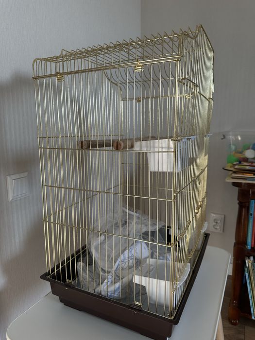 Новая клетка доя попугая