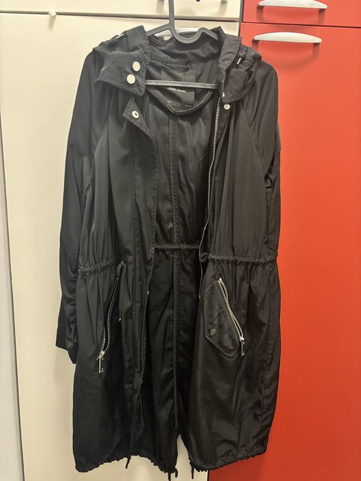 Черен шлифер Zara