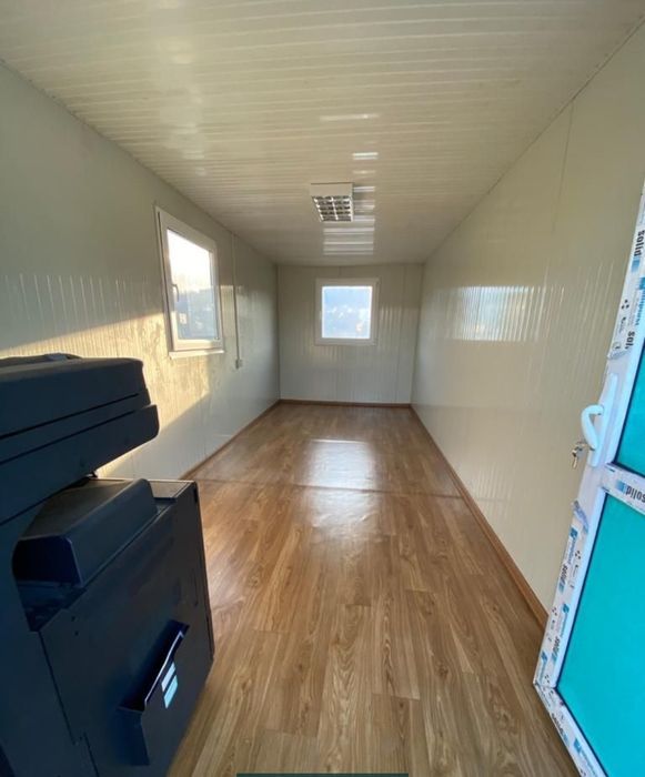 Container birou containere vitrina santier paza