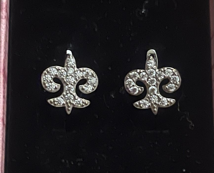 Серьги серебро 925 проба
