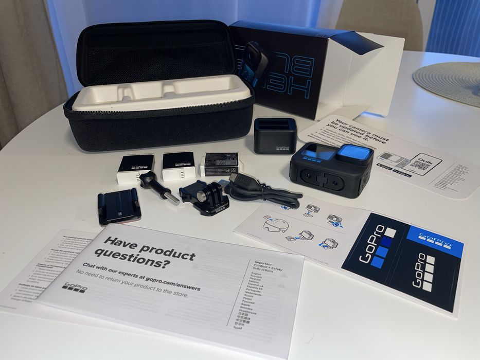 GoPro HERO11 Black – Ca nouă | 3 baterii Enduro + încărcător dual | Cutie originală