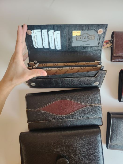 Продам кожаные кошельки из Индии.