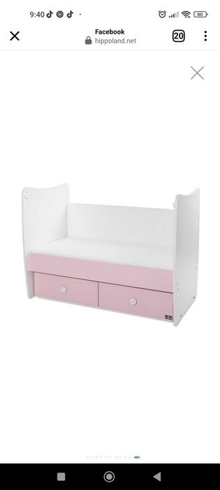 Детско легло (кошара)  60/120см LORELLI