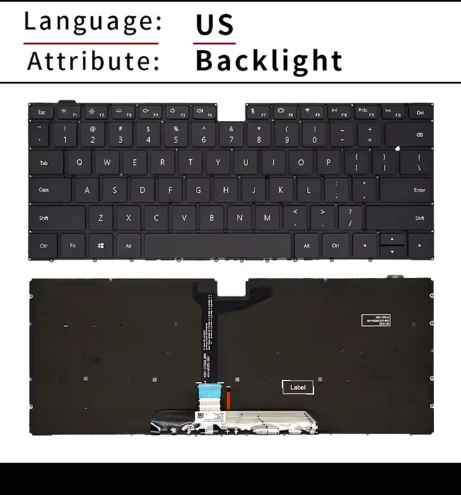 Tastatura laptop Huawei d14 d15 cu backlight