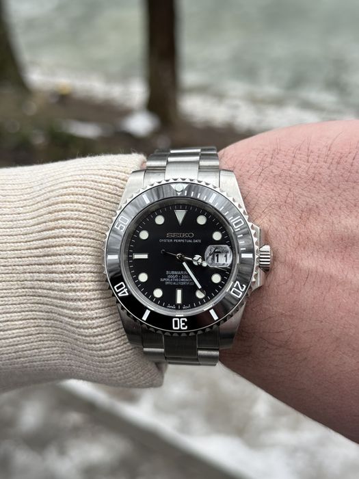 Ceas Seiko Submariner Black Mod