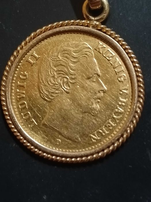 Medalion din monedă de aur 24k