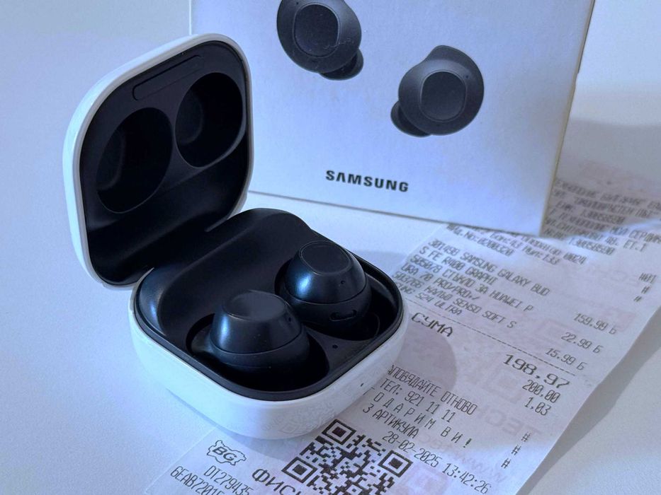 Бартер! Гаранция! Samsung Galaxy Buds FE Graphite (Черни)