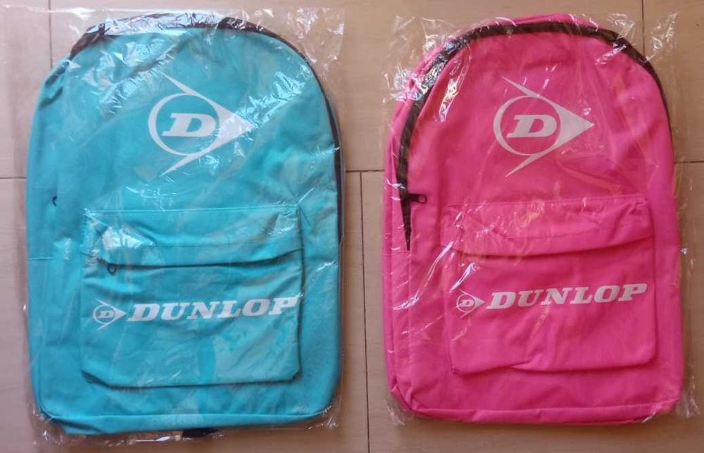 Спортна раница DUNLOP - синя/розова