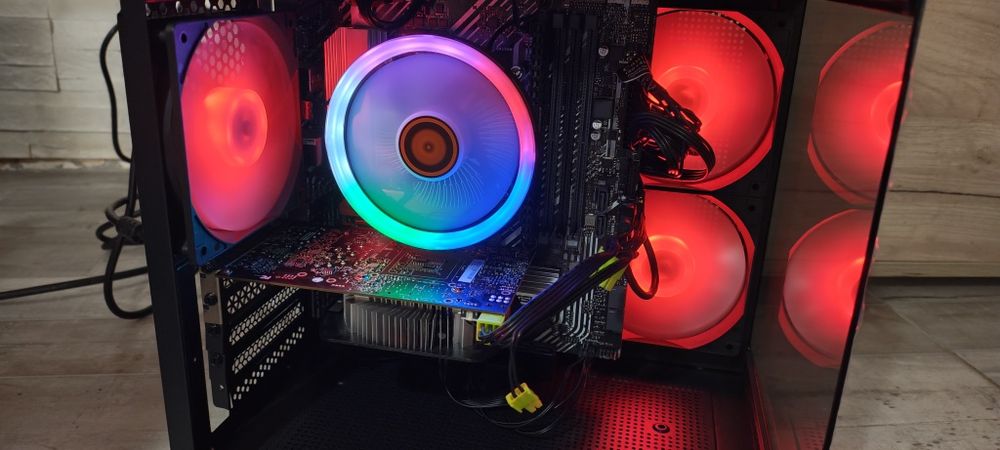 Unitate pc,intel i5,gen.10, rx580, 8gb gddr5 video,nvm1 tb, sursa 850w