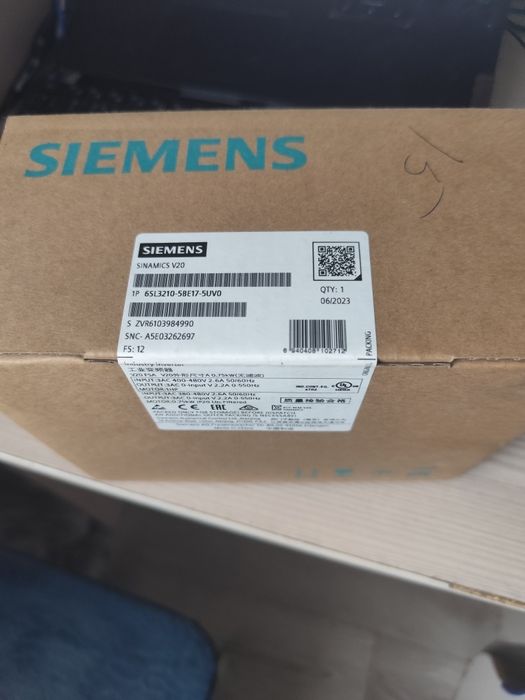 Частотники Siemens,с документами