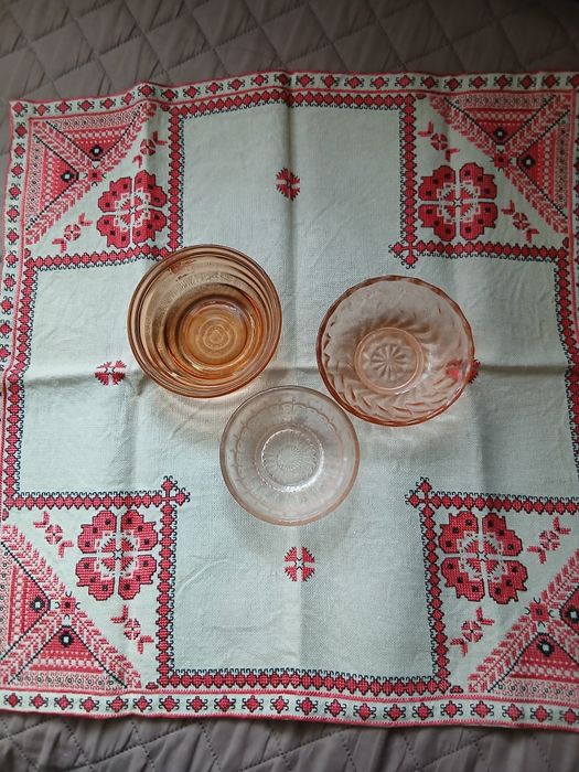 Каре на ленена панамаи купички