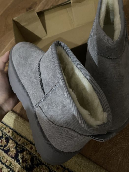 Обувь/ угги серые