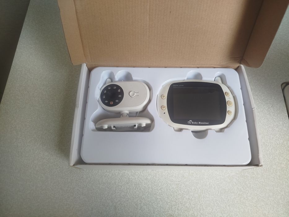 Baby monitor 3.5" ekranli, kamera bilan (night vision, 2-way audio)