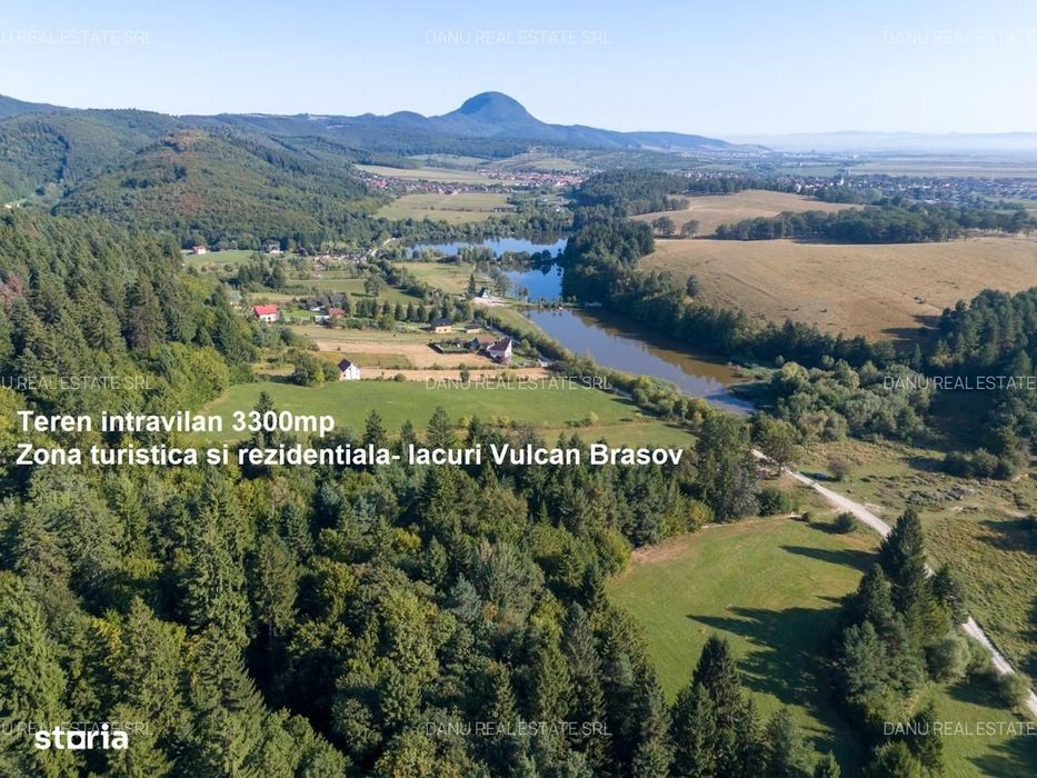 Teren intravilan 3.300 mp cu vedere către lac – Vulcan, zona lacurilor