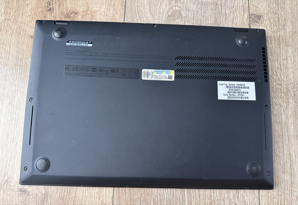 Laptop X1 Carbon 1st Gen