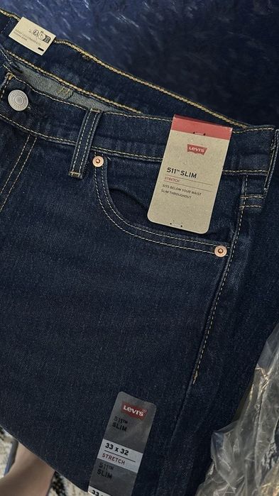 Джинсы Levi's 511 slim fit. 32\32:33\32:34\34:36\32.