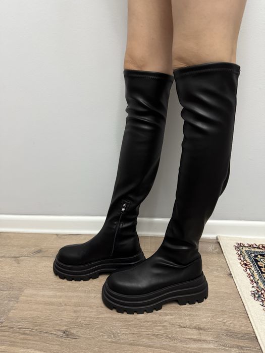 Ботфорты Сапоги демисезон на платформе