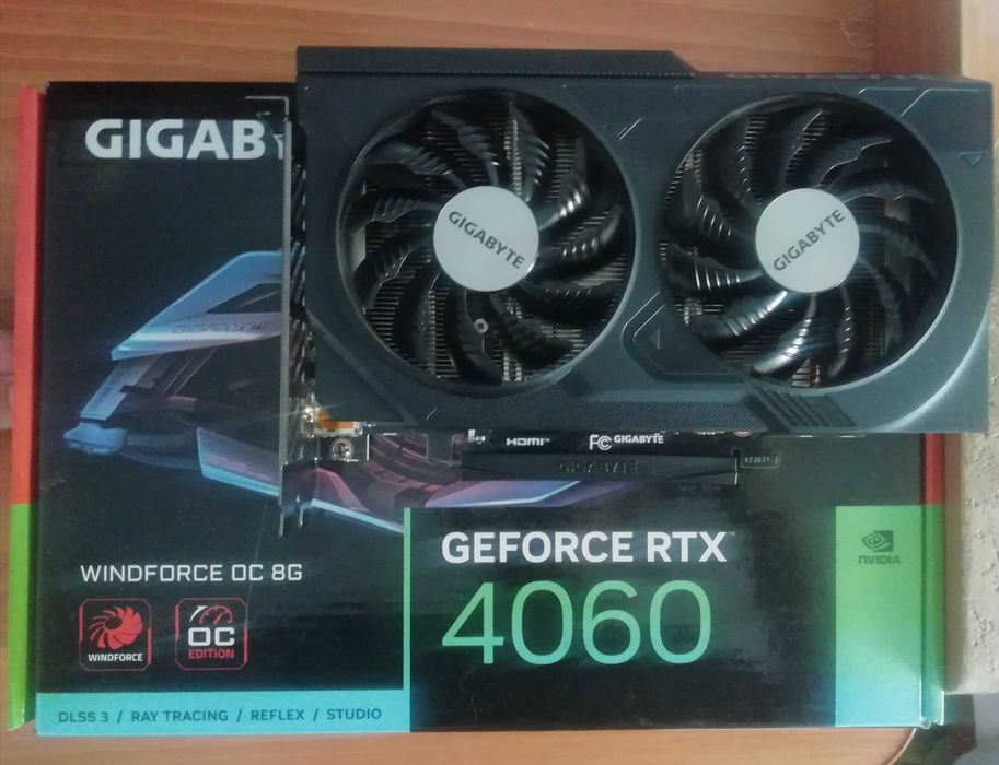 Продам видеокарту RTX 4060 WINDFORCE 8gb