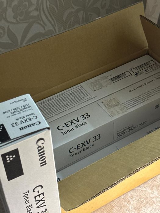 Оригинальный тонер Canon C-EXV 33 Black — НОВЫЙ | 6 штук в наличии