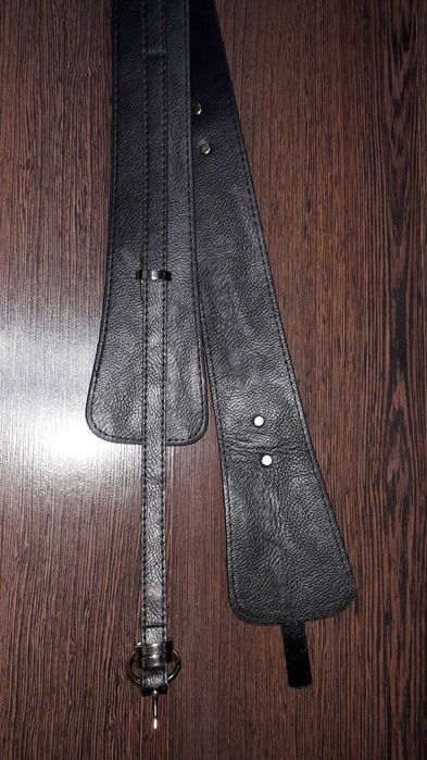 Куртка с кожанным ремнем