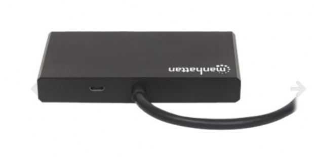 Splitter Multiplicator 1 la 4 x Display port, MANHATTAN