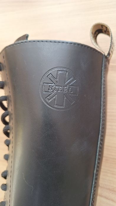 Bocanci piele marca Steel
