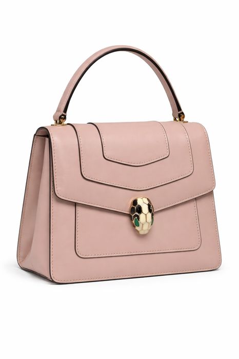 Дамска кожена чанта BVLGARI