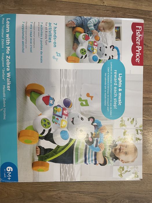 Музикална проходилка Fisher Price Zebra
