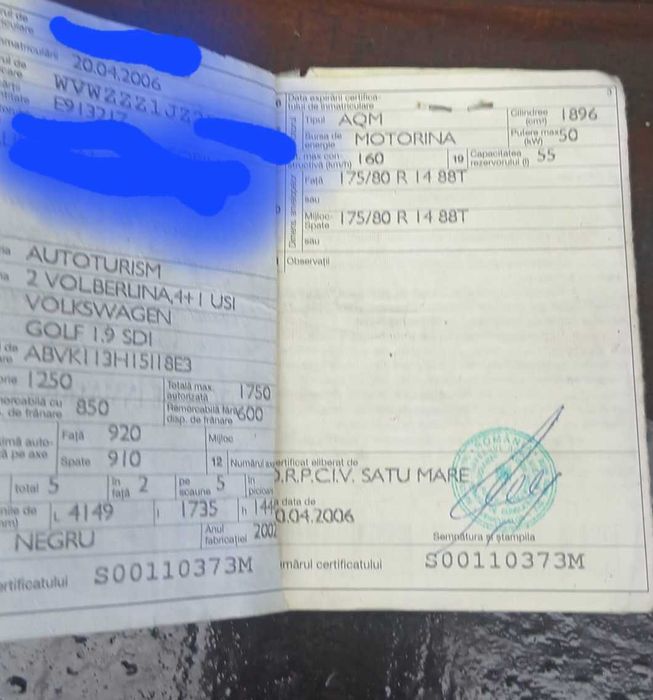 Volkswagen golf 4 1.9 SDI