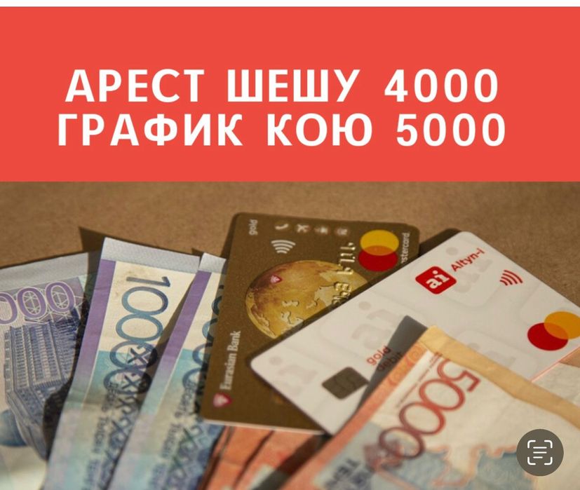 Арест шешу, жылдам графике кою